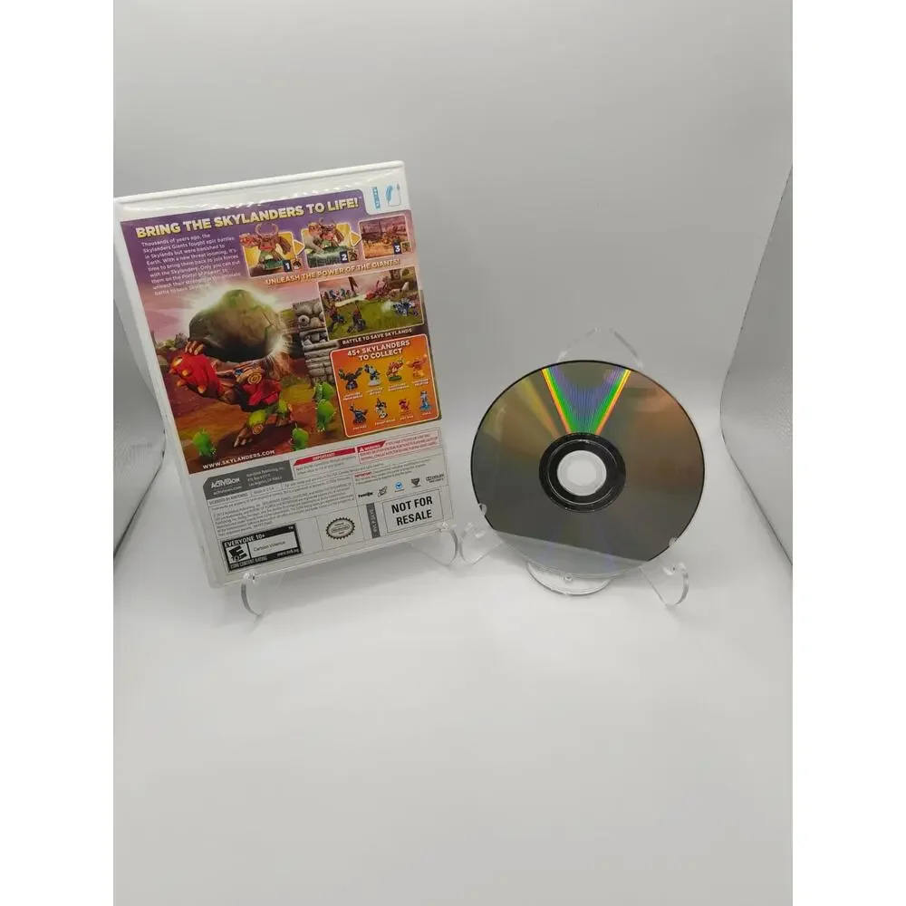Skylanders Giants Wii Not For Resale Case Disc